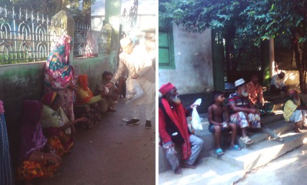 শাহজাদপুরে এমপি স্বপনের সুস্থতা কামনায় কাঙালদের মাঝে খাবার বিতরণ
