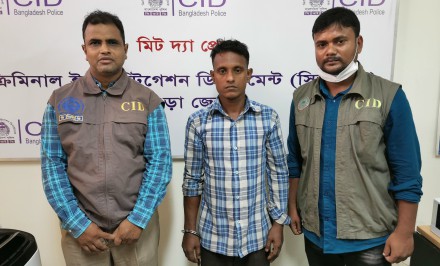 বগুড়ায় সিআইডির হাতে দুলালী হত্যা মামলার পলাতক আসামী গ্রেফতার