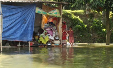 সিরাজগঞ্জে চতুর্থ দফায় বাড়ছে যমুনার পানি
