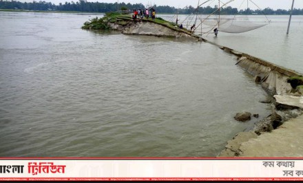 এনায়েতপুরে পাউবোর বেতিল বন্যা নিয়ন্ত্রণ স্পারে ফের ধস