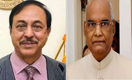 বাংলাদেশের রাষ্ট্রপতির ভাইয়ের মৃত্যুতে ভারতের রাষ্ট্রপতির শোক