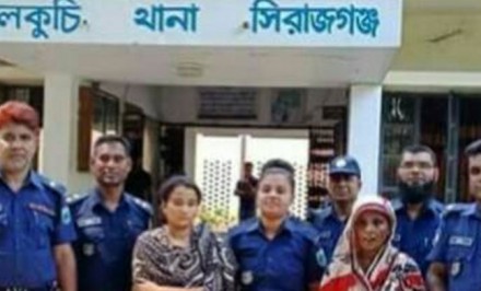 বেলকুচিতে ইয়াবাসহ মা মেয়ে গ্রেফতার