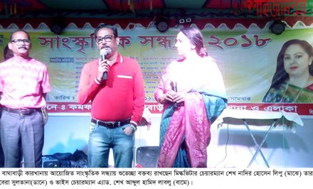 বাঘাবাড়ী মিল্কভিটা কারখানায় সাংস্কৃতিক সন্ধ্যা অনুষ্ঠিত
