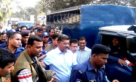 সাংবাদিক শিমুল হত্যা : রিমান্ড শেষে মেয়র মিরুসহ ৬ আসামির কারাগারে