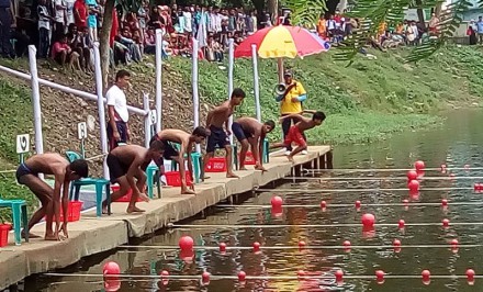 সিরাজগঞ্জে সেরা সাঁতারু প্রতিযোগীতা অনুষ্ঠিত