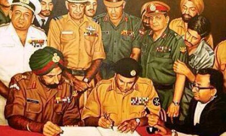 বাঙালির মুক্তিসংগ্রাম ও পাকিস্তানের পরাজয় নাটকের শেষ দৃশ্য