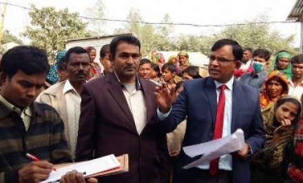 রায়গঞ্জে ৪টি ইউনিয়নে অতি দরিদ্রদের জন্য কর্মসংস্থান কাজের উদ্ভোধন