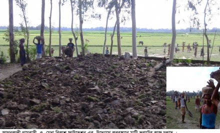 এলাকার যুব সম্প্রদায়ের প্রশংসনীয় উদ্যোগ