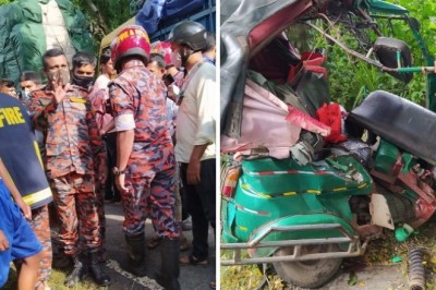 পাবনায় সড়ক দুর্ঘটনায় দুই বোনসহ নিহত ৩