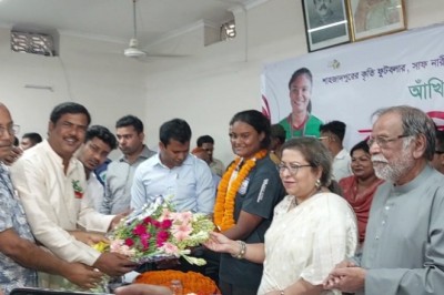 ‘বঙ্গমাতা শেখ ফজিলাতুন্নেছা মুজিব গোল্ডকাপ চালু হয়েছিল বলেই আঁখির সৃষ্টি’