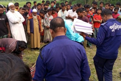 শাহজাদপুরে আবাদি জমি থেকে দিন মজুরের মরদেহ উদ্ধার